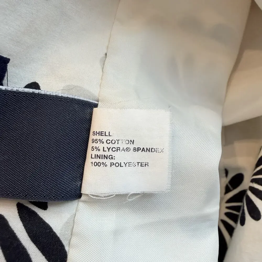 GAP Women’s White Floral Print Casual Stretch Fit Asymmetrical A-Line Skirt 1 - Picture 6 of 6